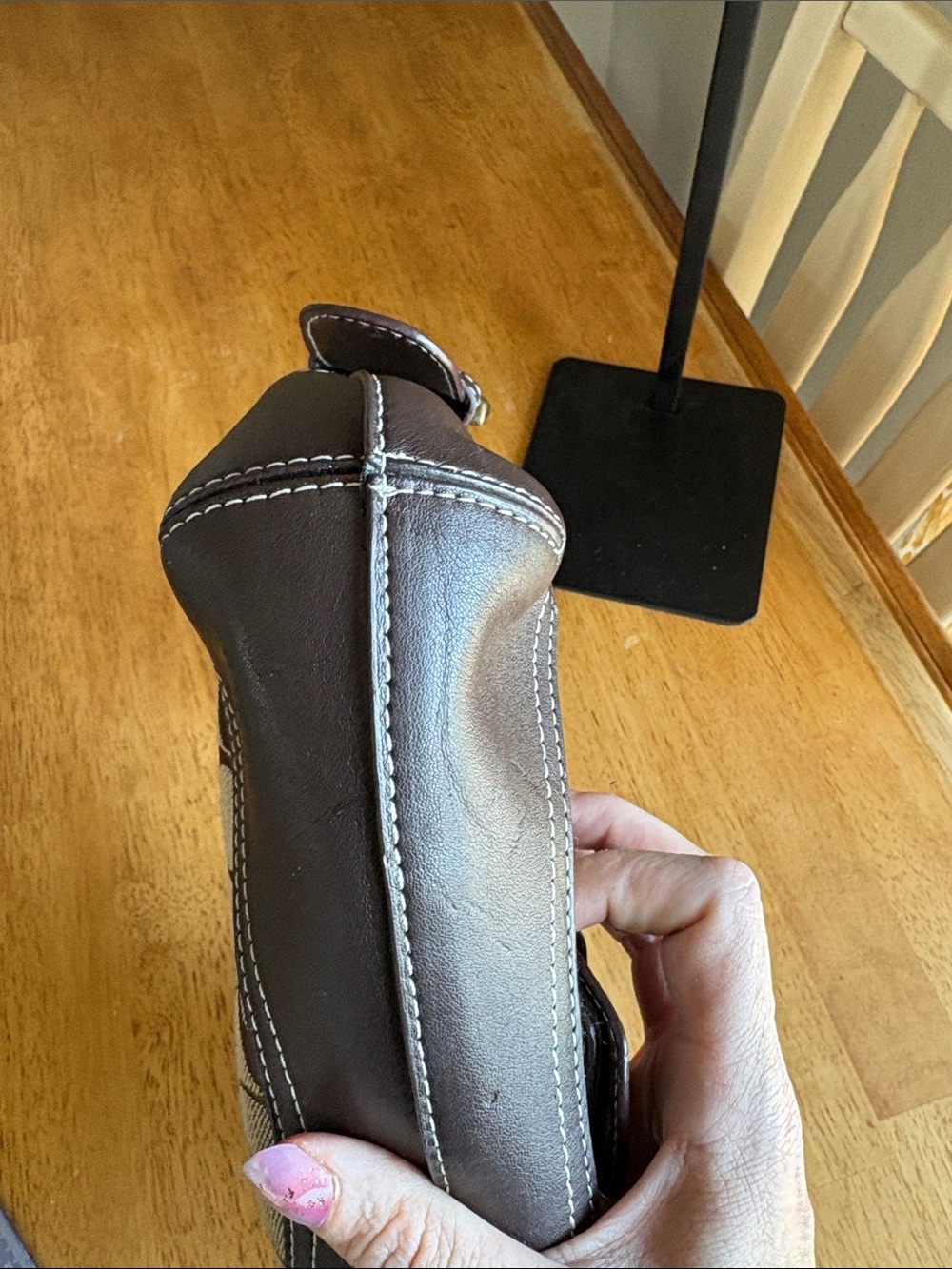 Coach Soho Brown Signature Shoulder Bag - Picture 6 of 10